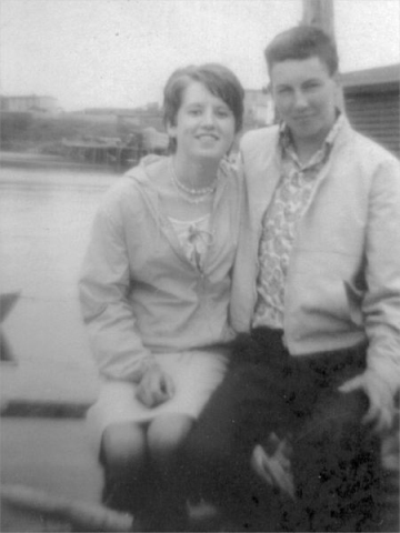 689: Jenny Kerrivan and Andy Barry. (circa 1967) [courtesy of Jenny (Kerrivan) Harvie]  - Jenny daughter of Joseph Kerrivan &amp;amp; Madeline Bennett; Andy son of Michael Barry &amp;amp; Angela Whelan